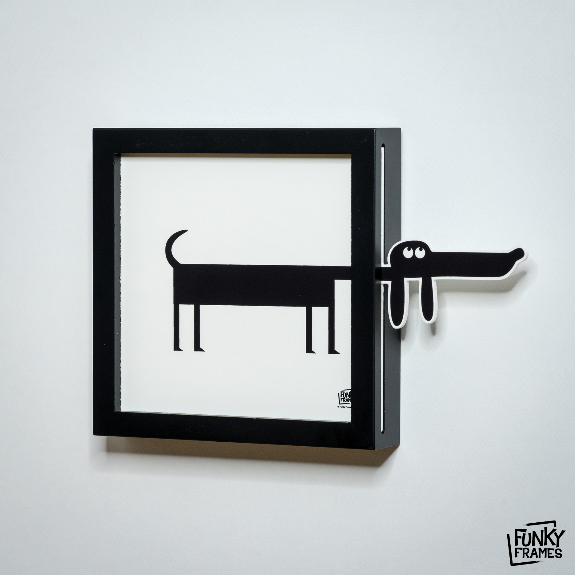 Le Teckel, cadre noir