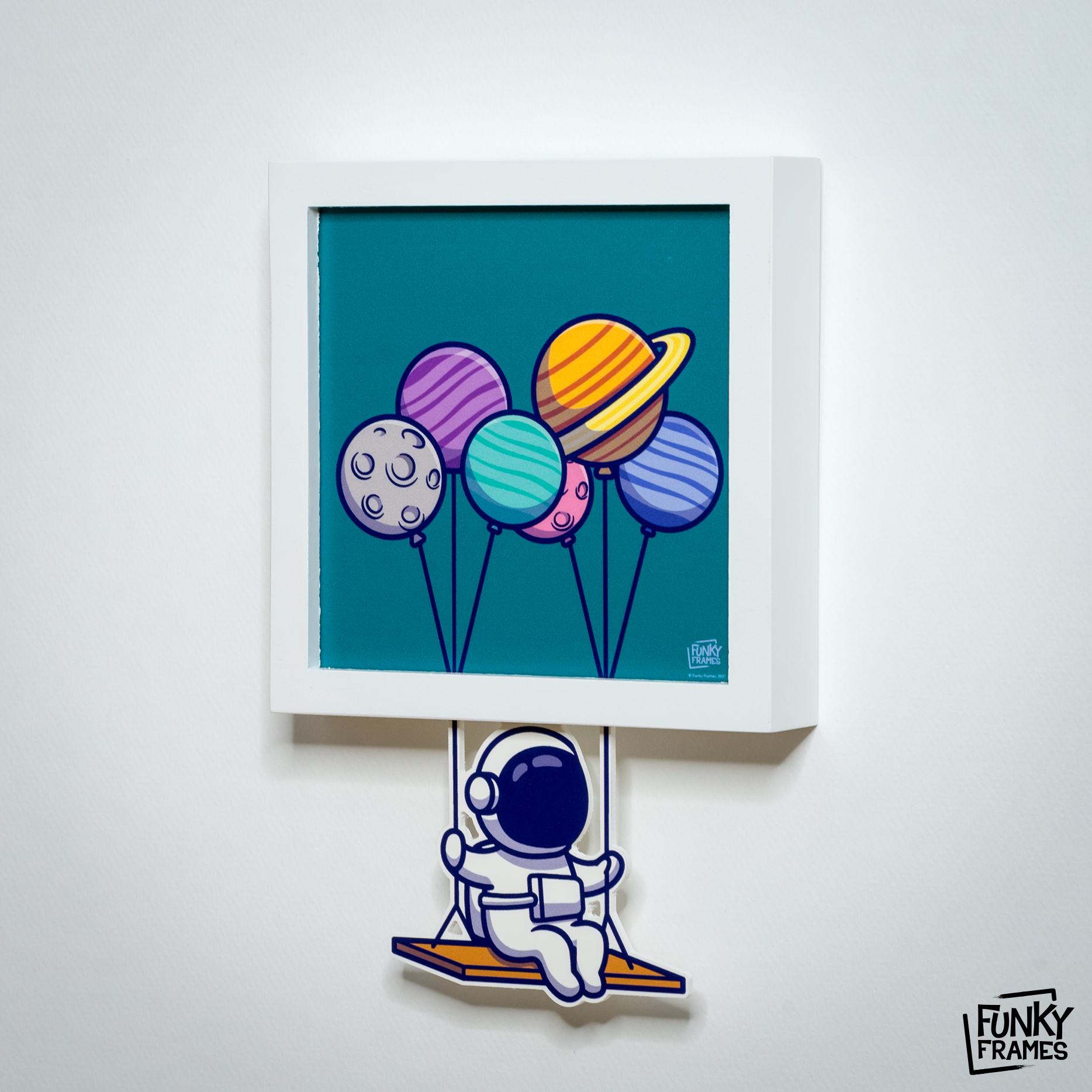 My Planets, cadre blanc