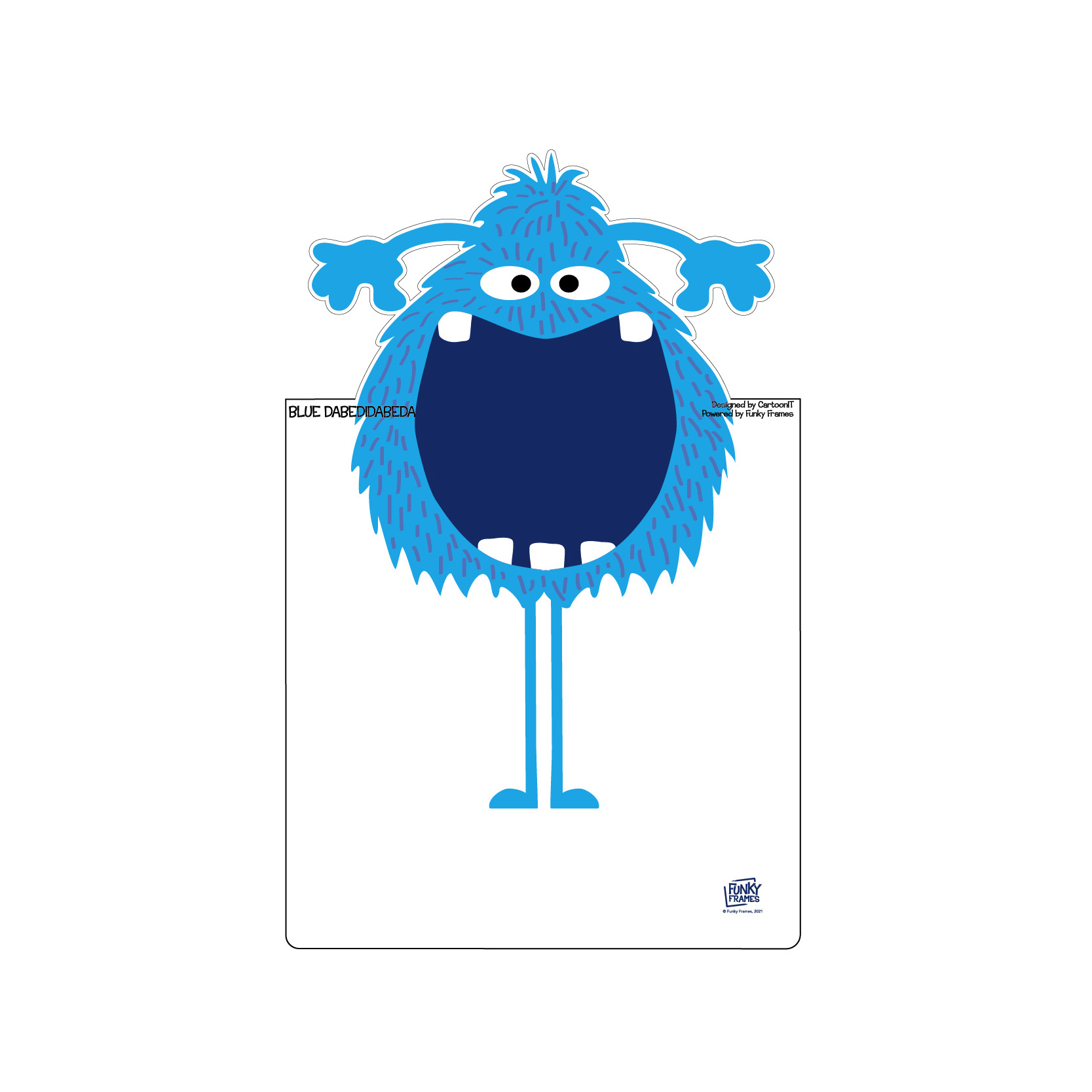 monstre-blue-contour