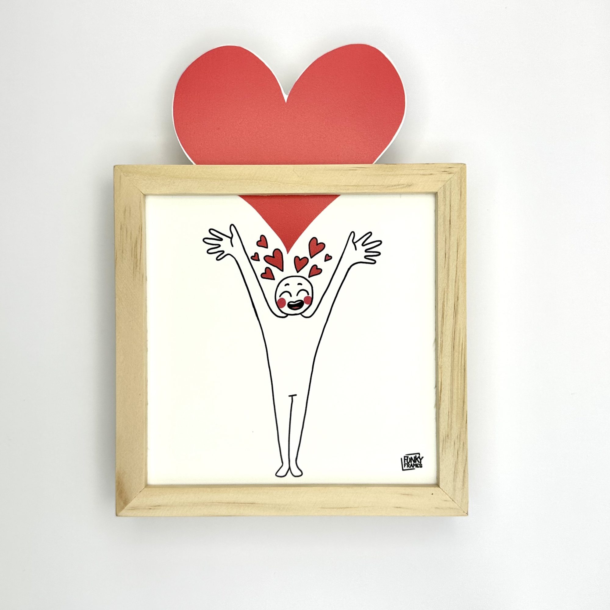 Funky Frames Big Love cadre bois
