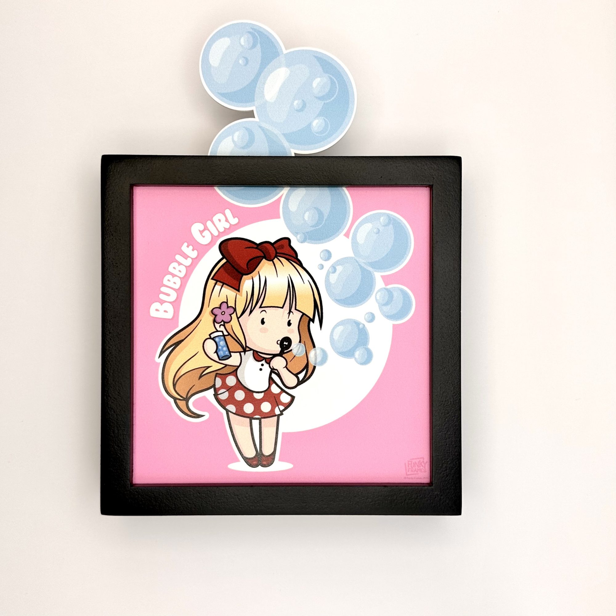 Funky Frames Bubble Girl cadre noir