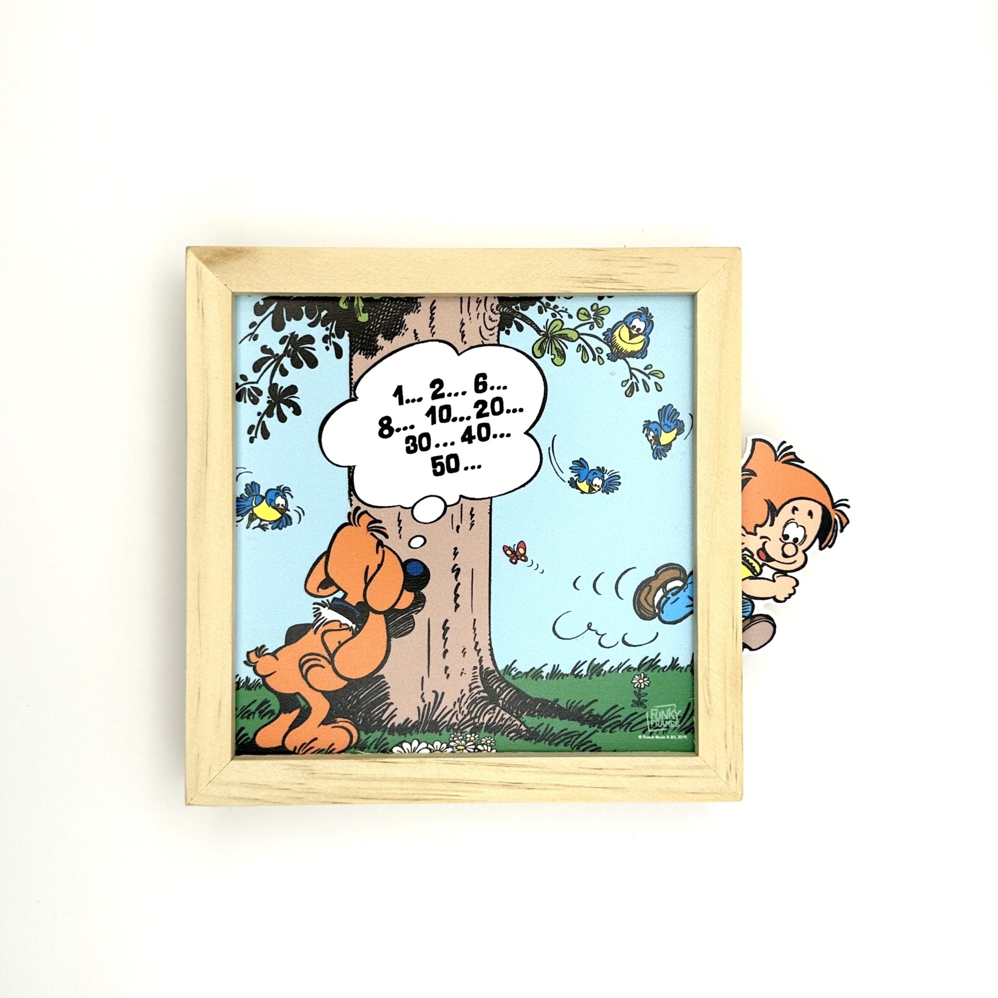 Funky Frames Cache-cache cadre bois