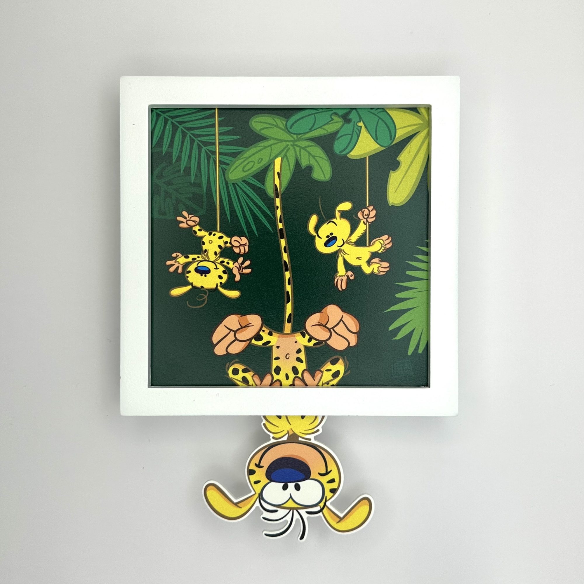 Funky Frames Escapade en palombie cadre blanc