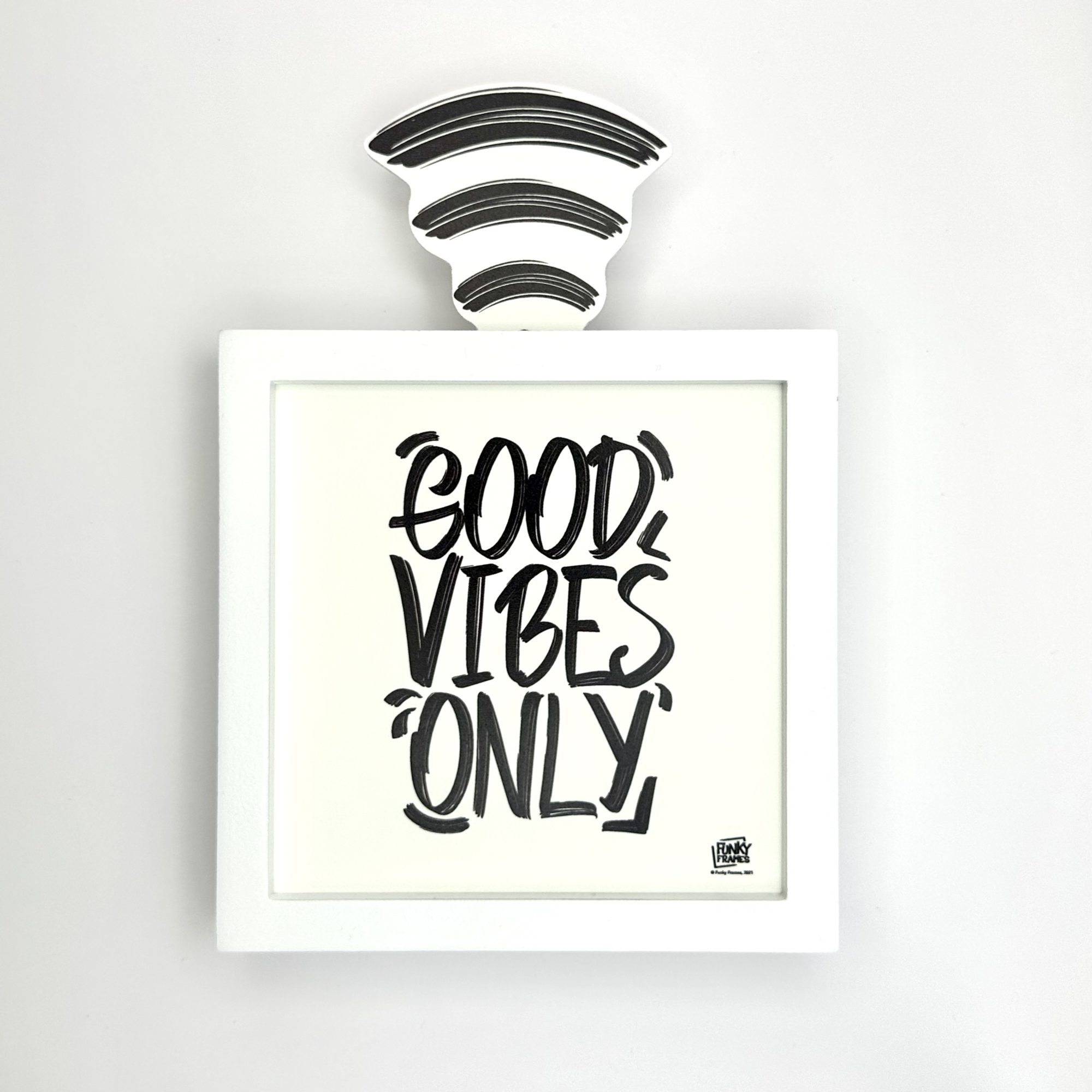 Funky Frames Good Vibes cadre blanc
