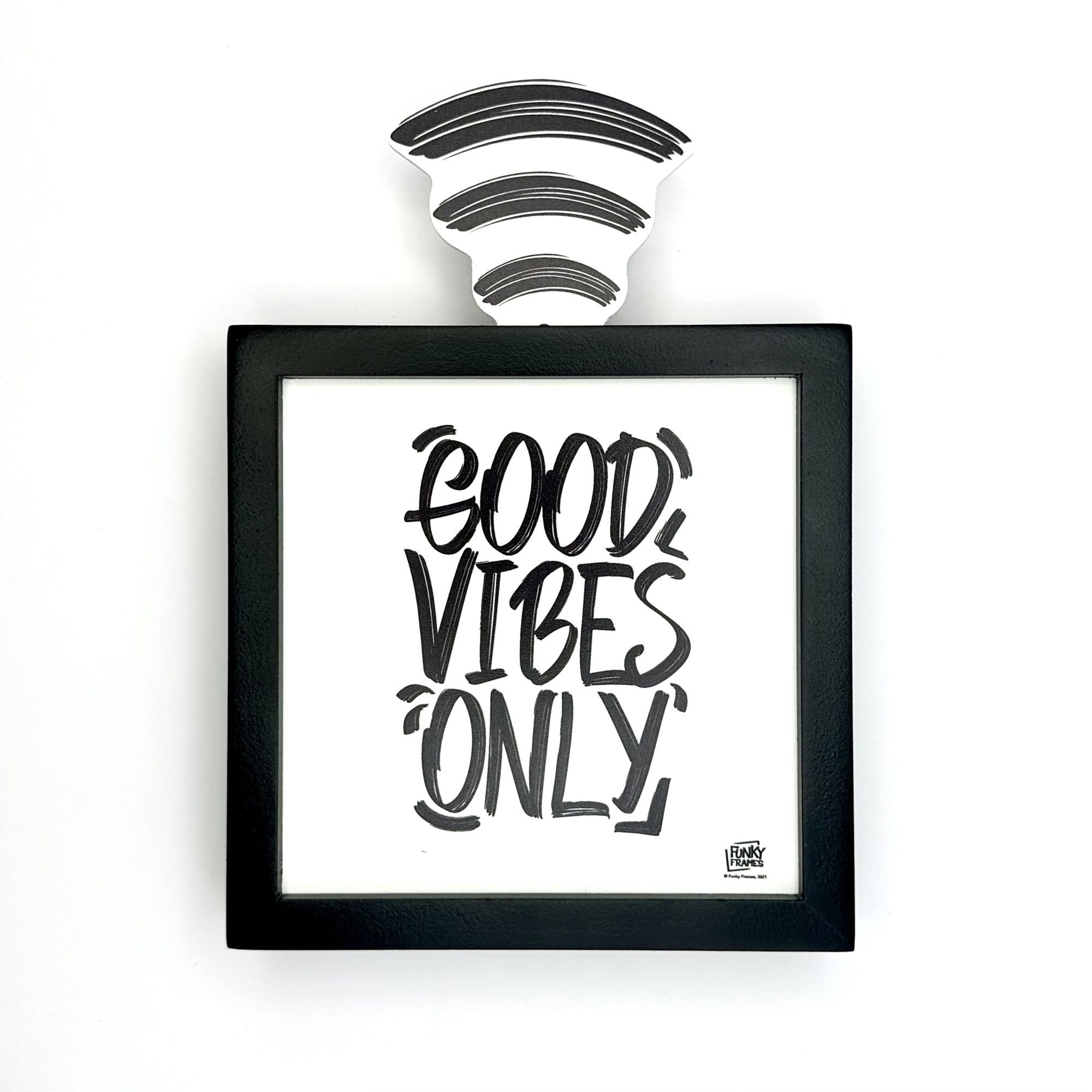 Funky Frames Good Vibes cadre noir