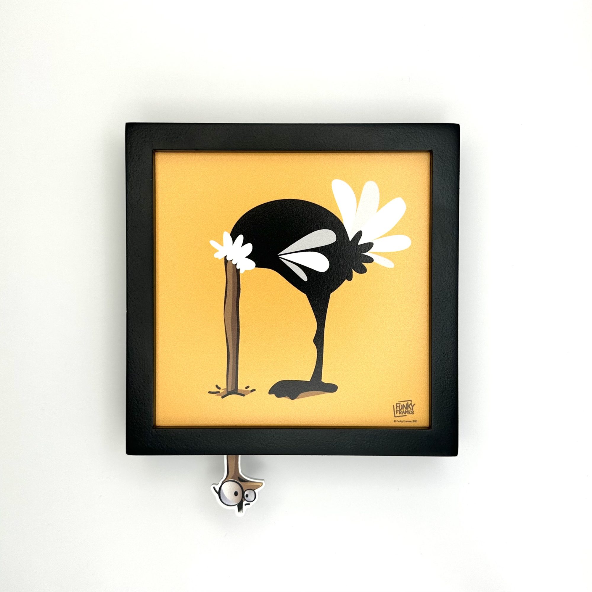 Funky Frames L'autruche cadre noir