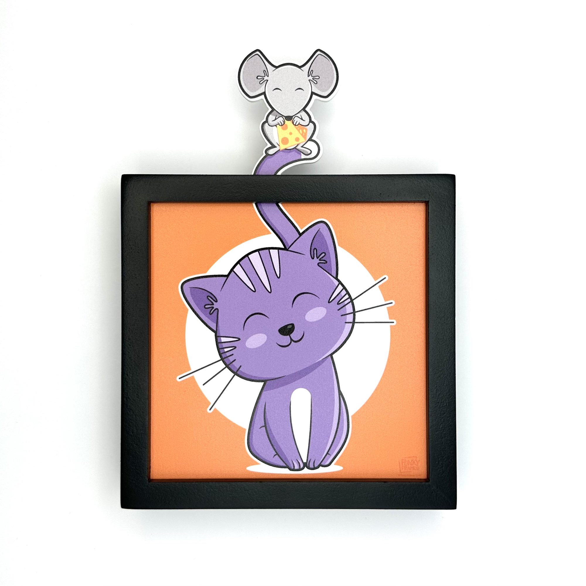 Funky Frames Le Chat cadre noir