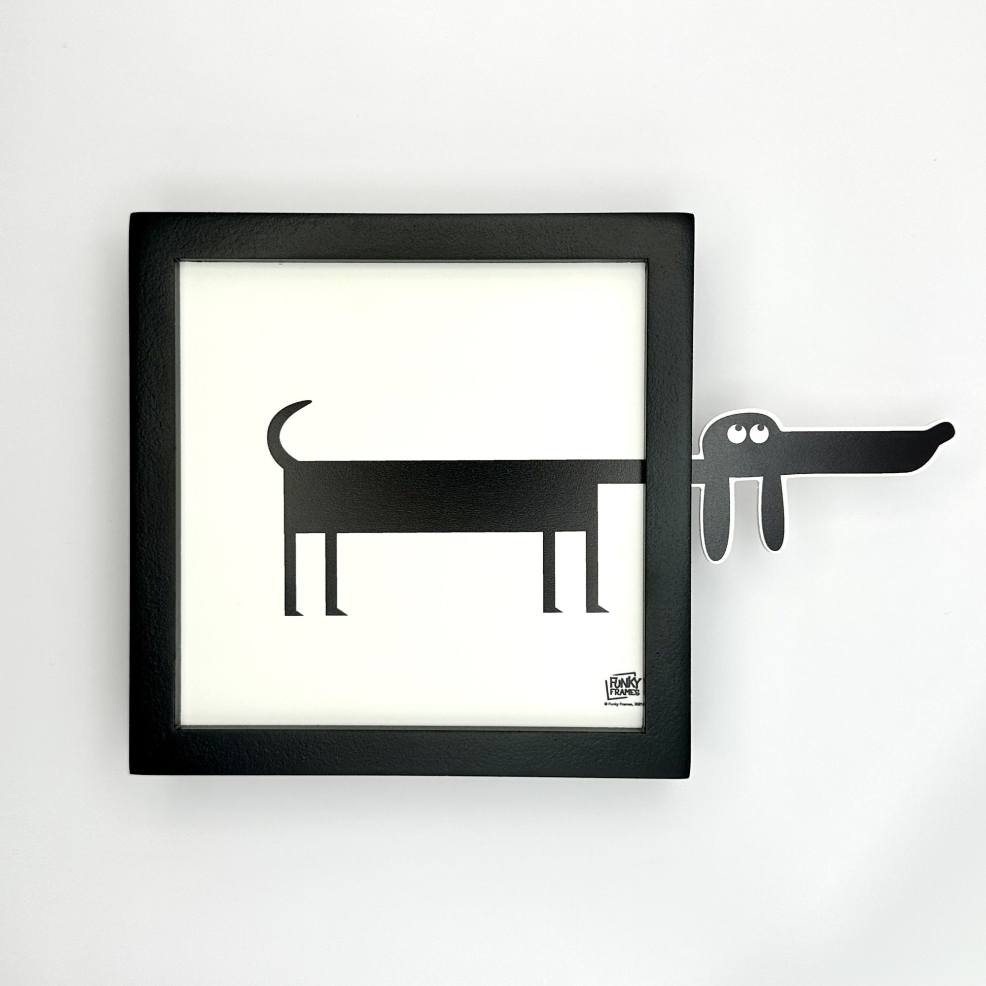 Funky Frames Le Teckel cadre noir
