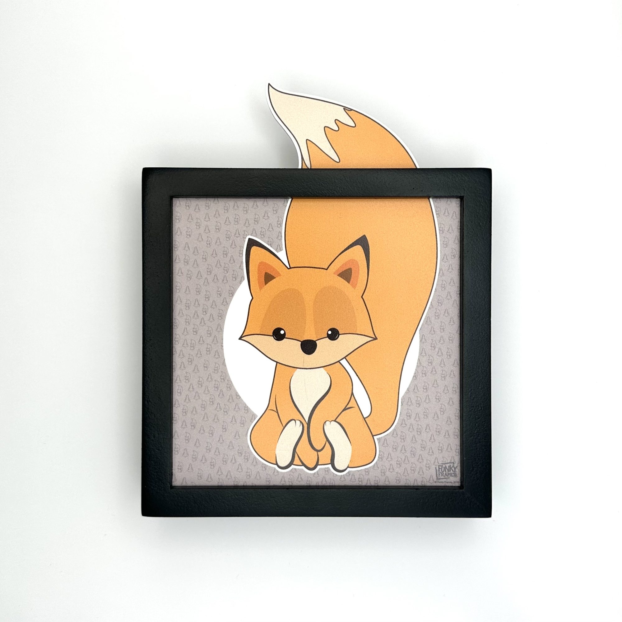 Funky Frames Le renard cadre noir