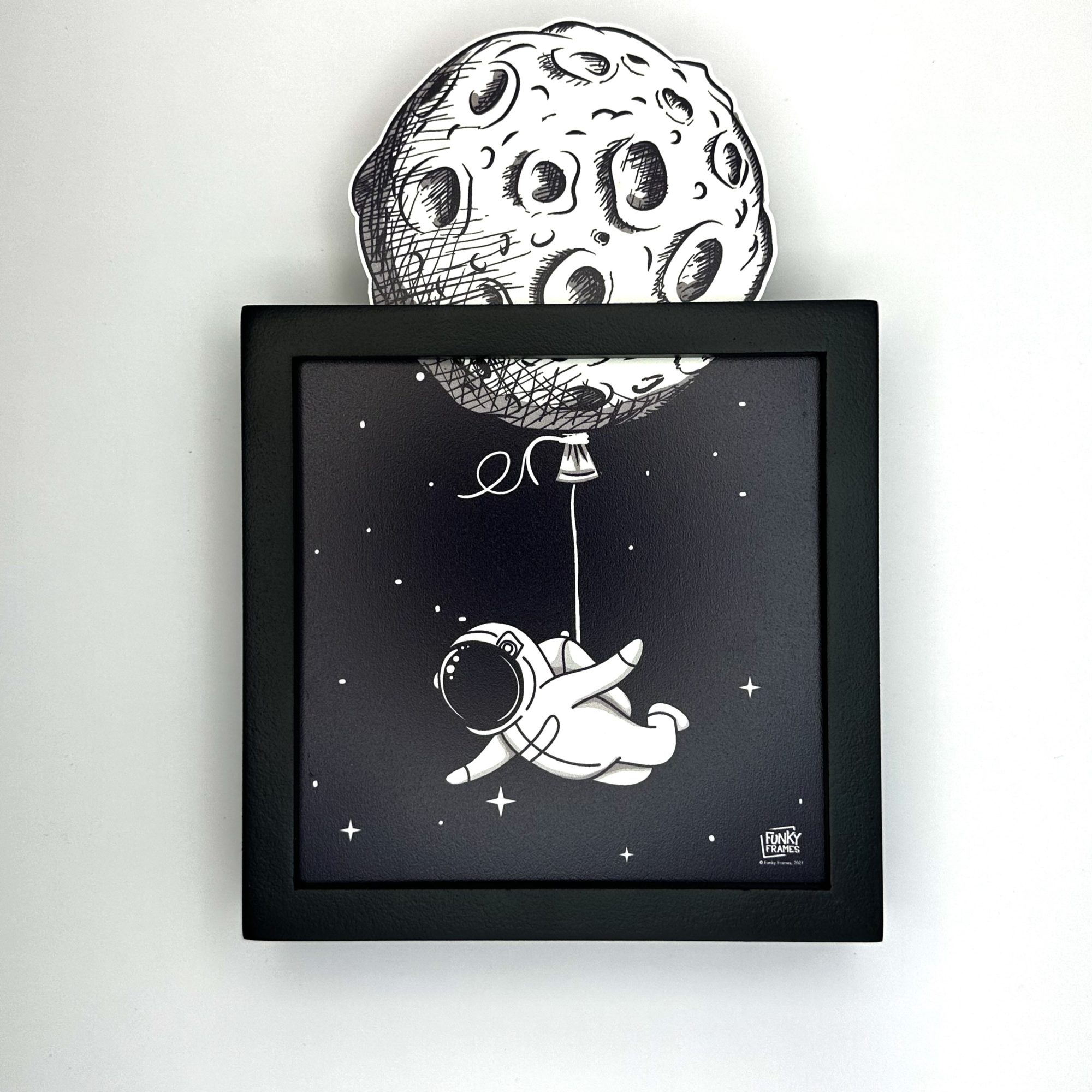 Funky Frames Mand & the Moon cadre noir