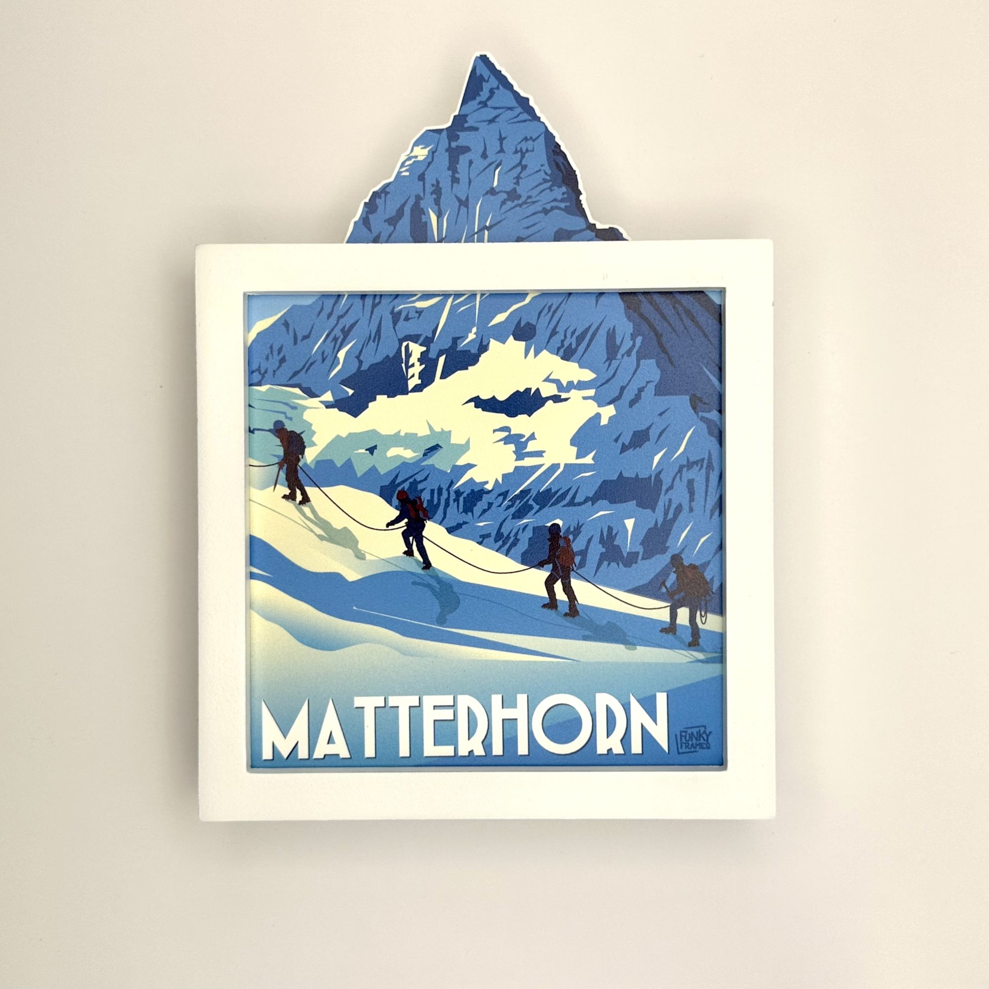 Funky Frames Matterhorn cadre blanc