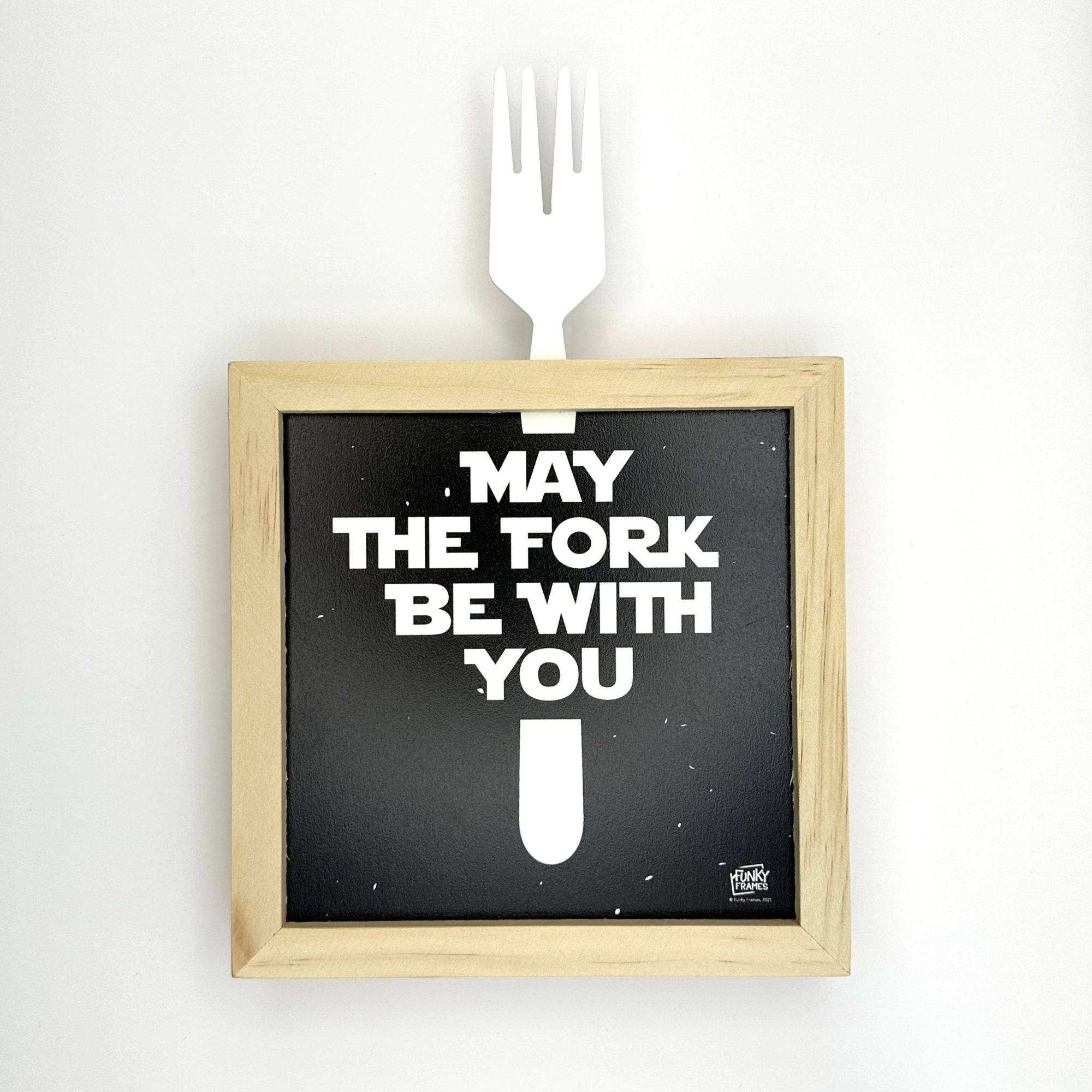 Funky Frames May the Fork cadre bois