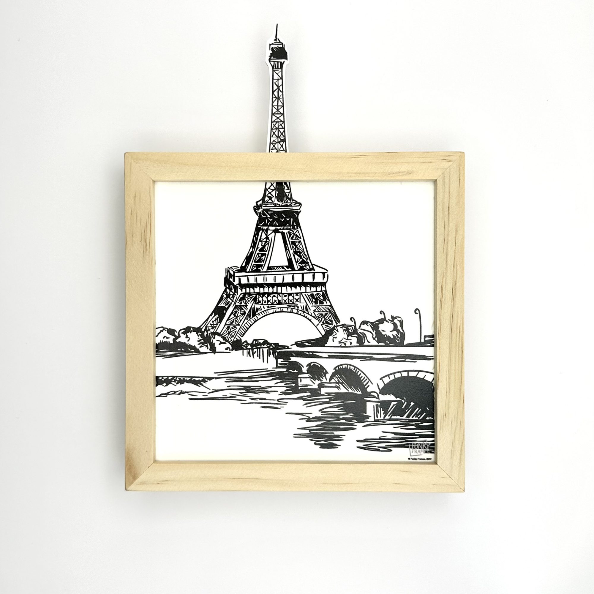 Funky Frames Petit Paris cadre bois