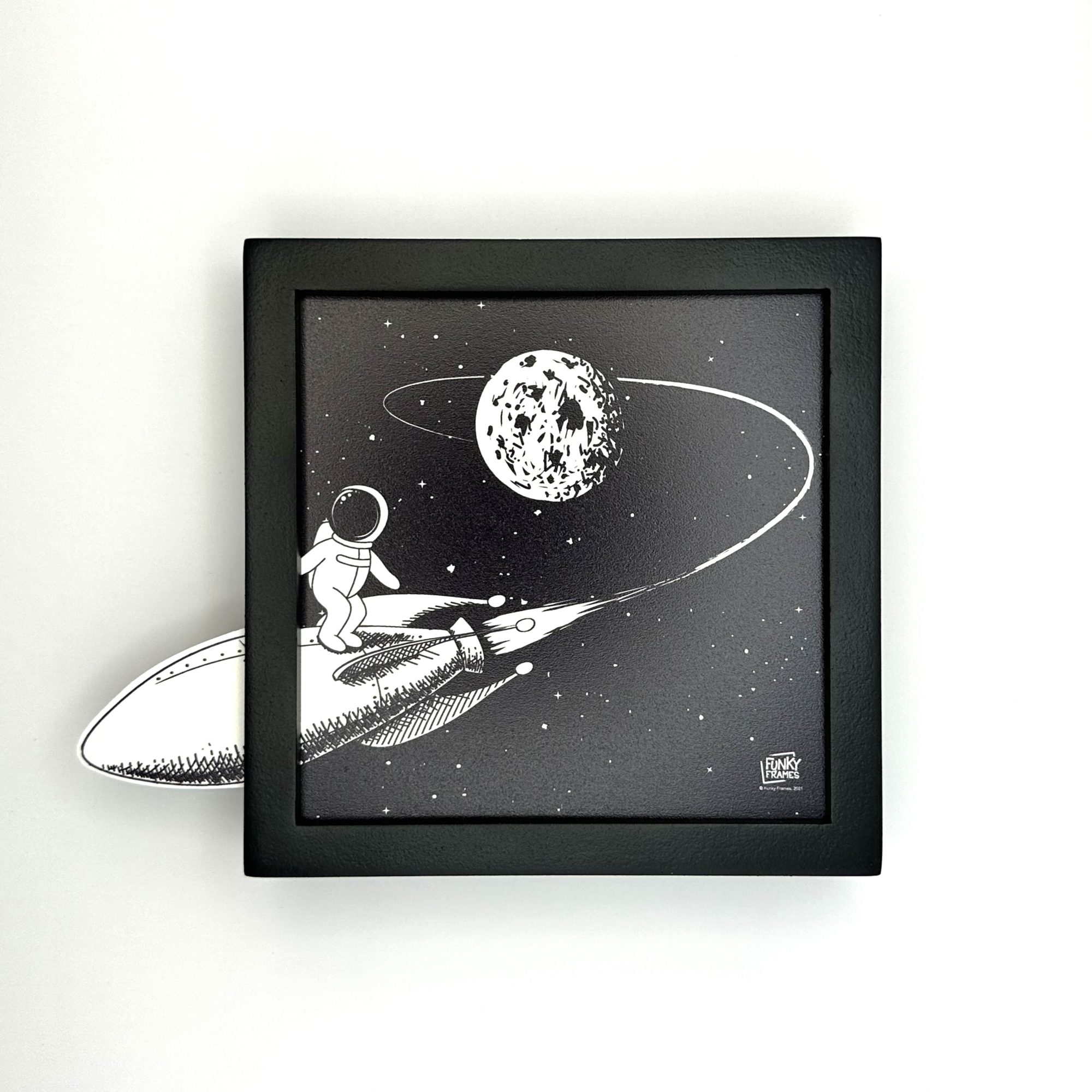 Funky Frames Rocket Man cadre noir