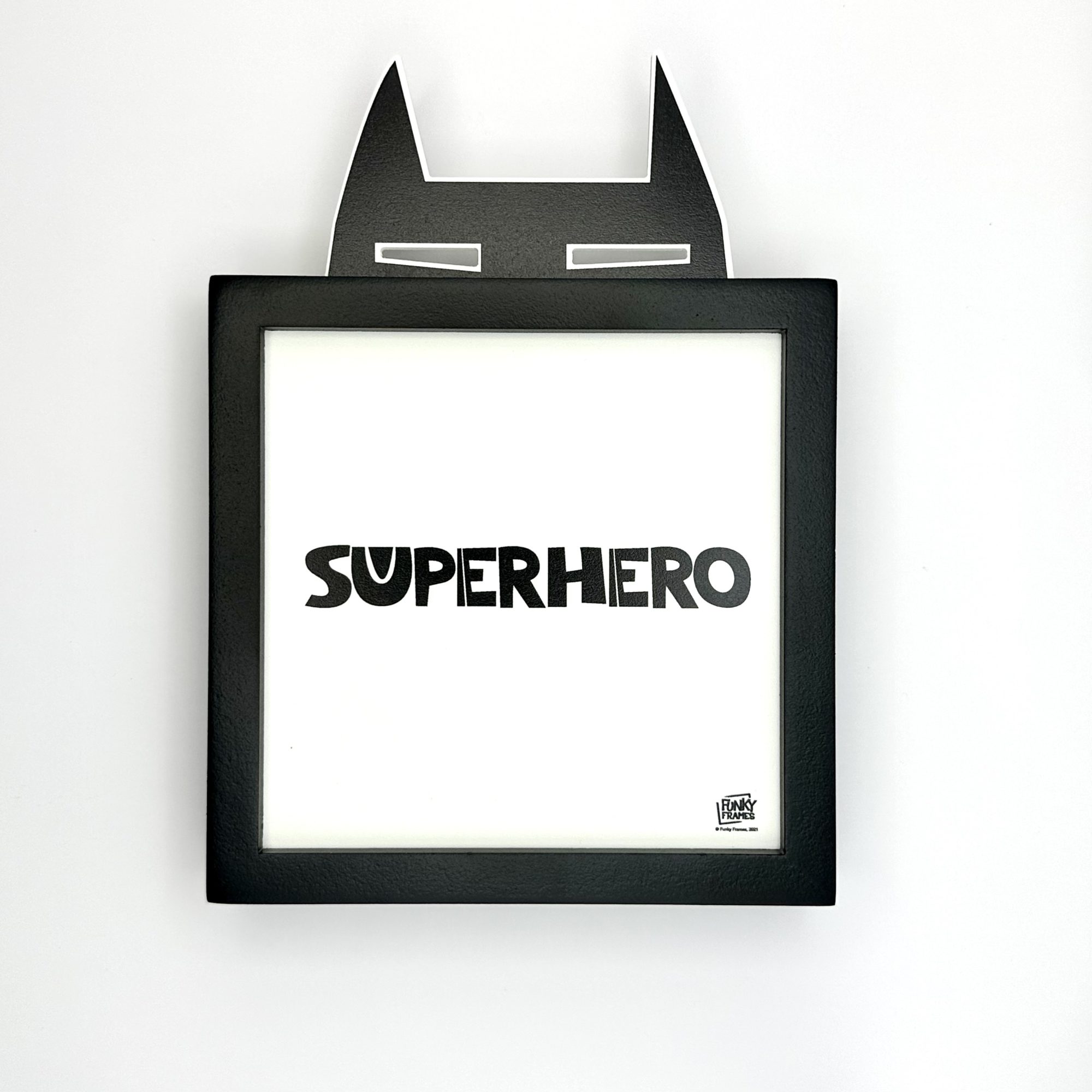 Funky Frames Superhero cadre noir