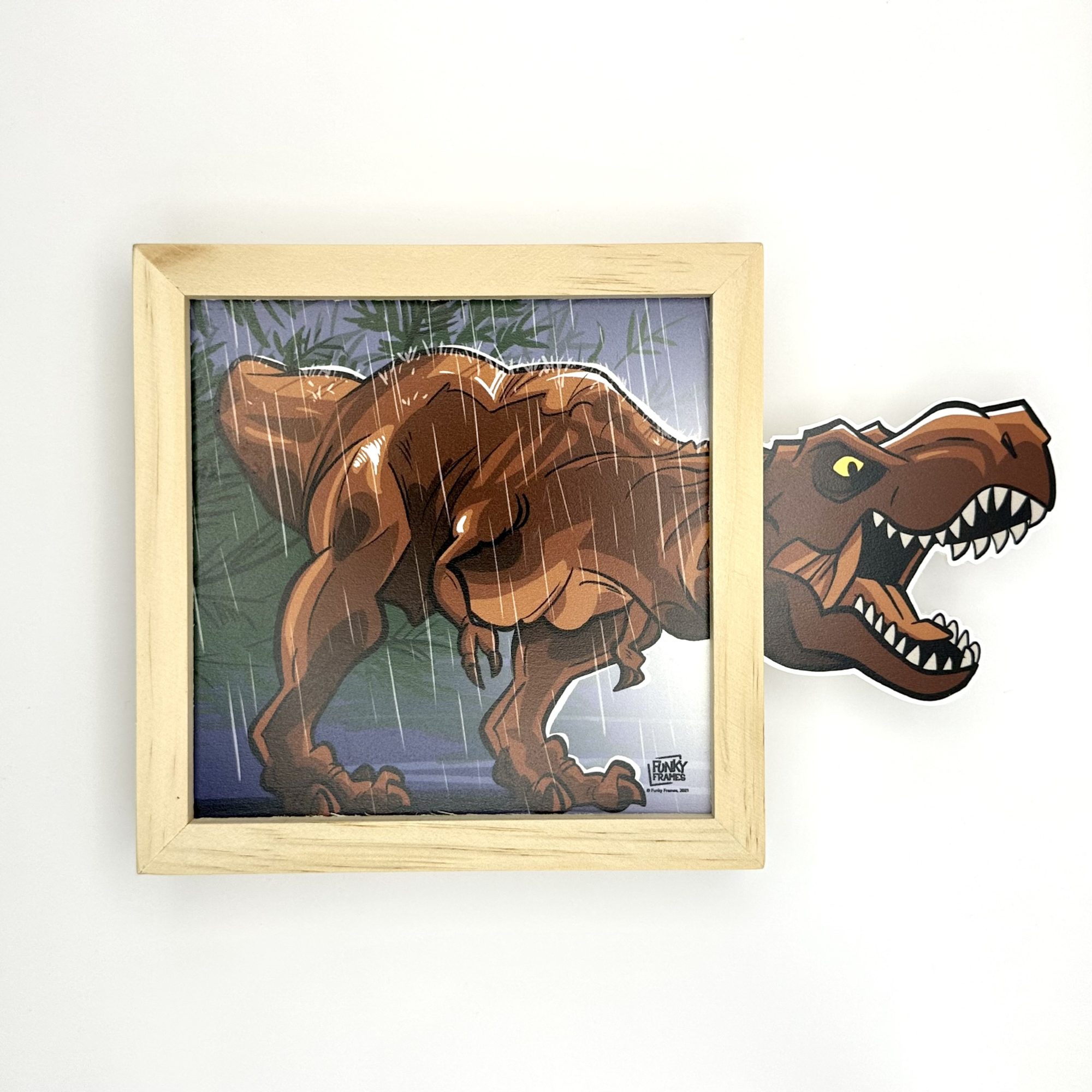 Funky Frames T-Rex cadre bois