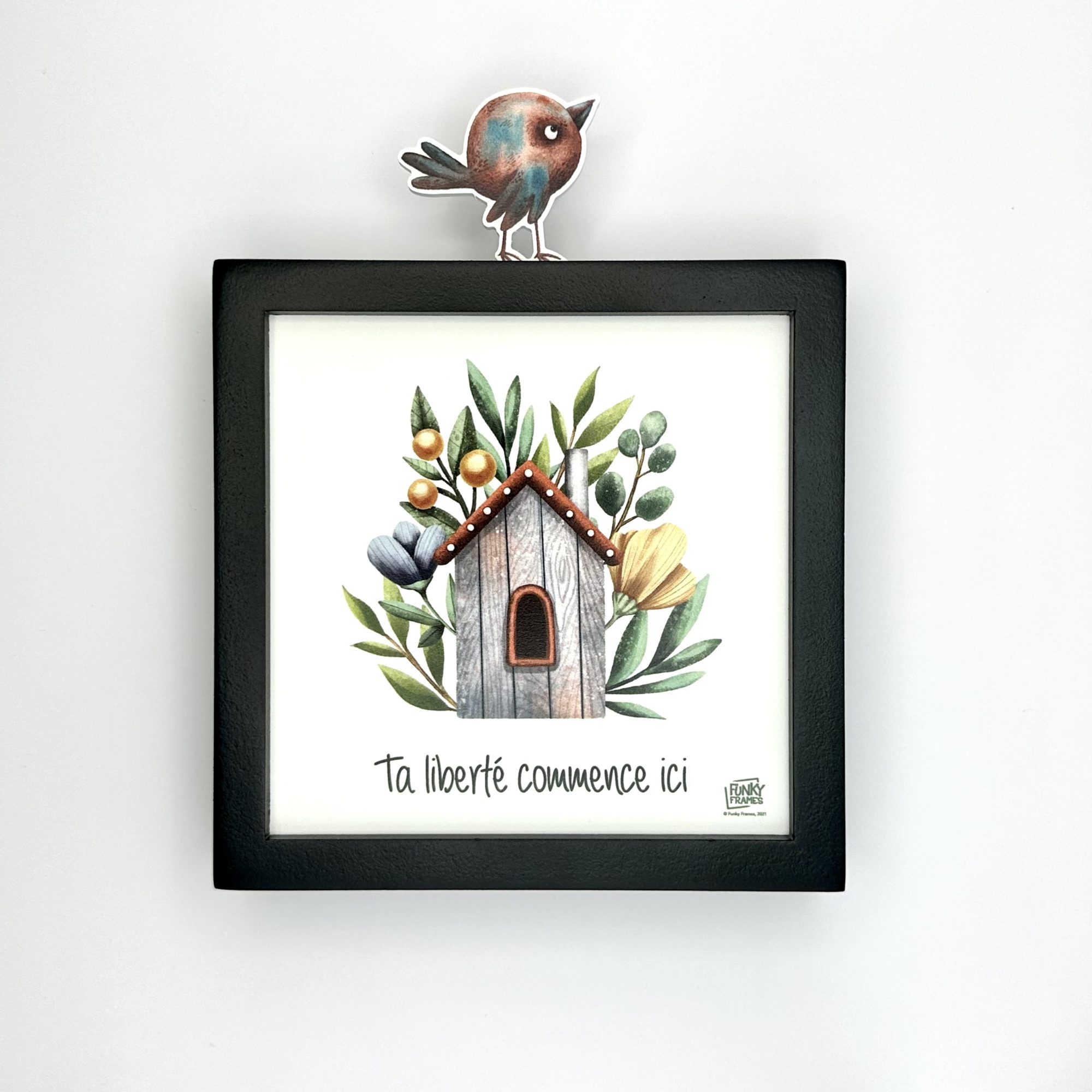 Funky Frames Ta liberté cadre noir
