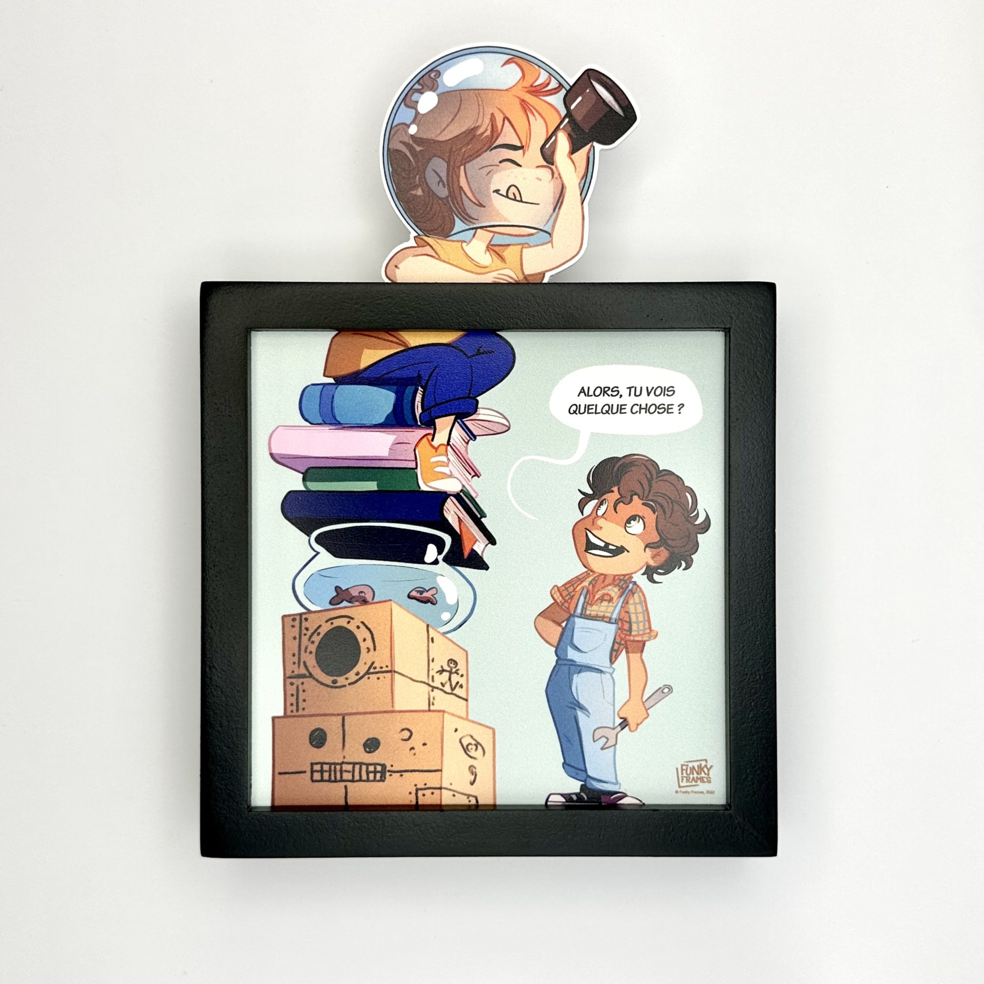 Funky Frames Vers les étoiles cadre noir