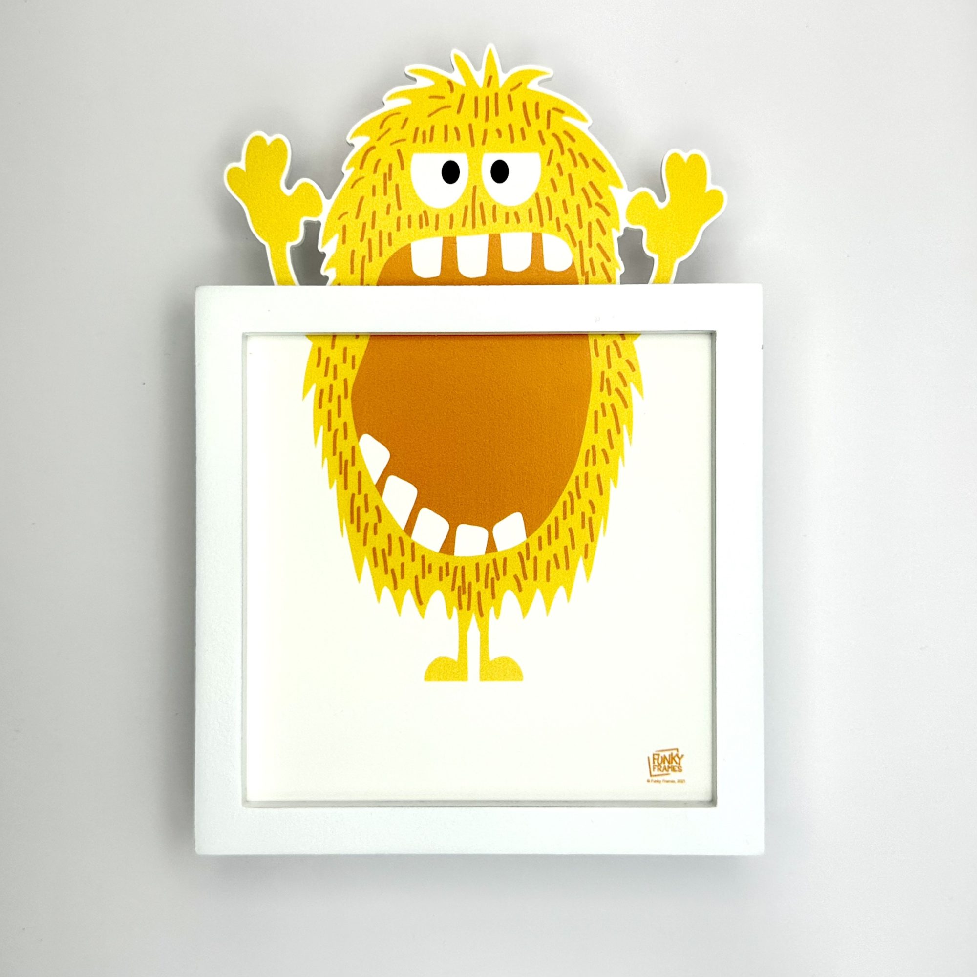 Funky Frames Yell Oh! cadre blanc