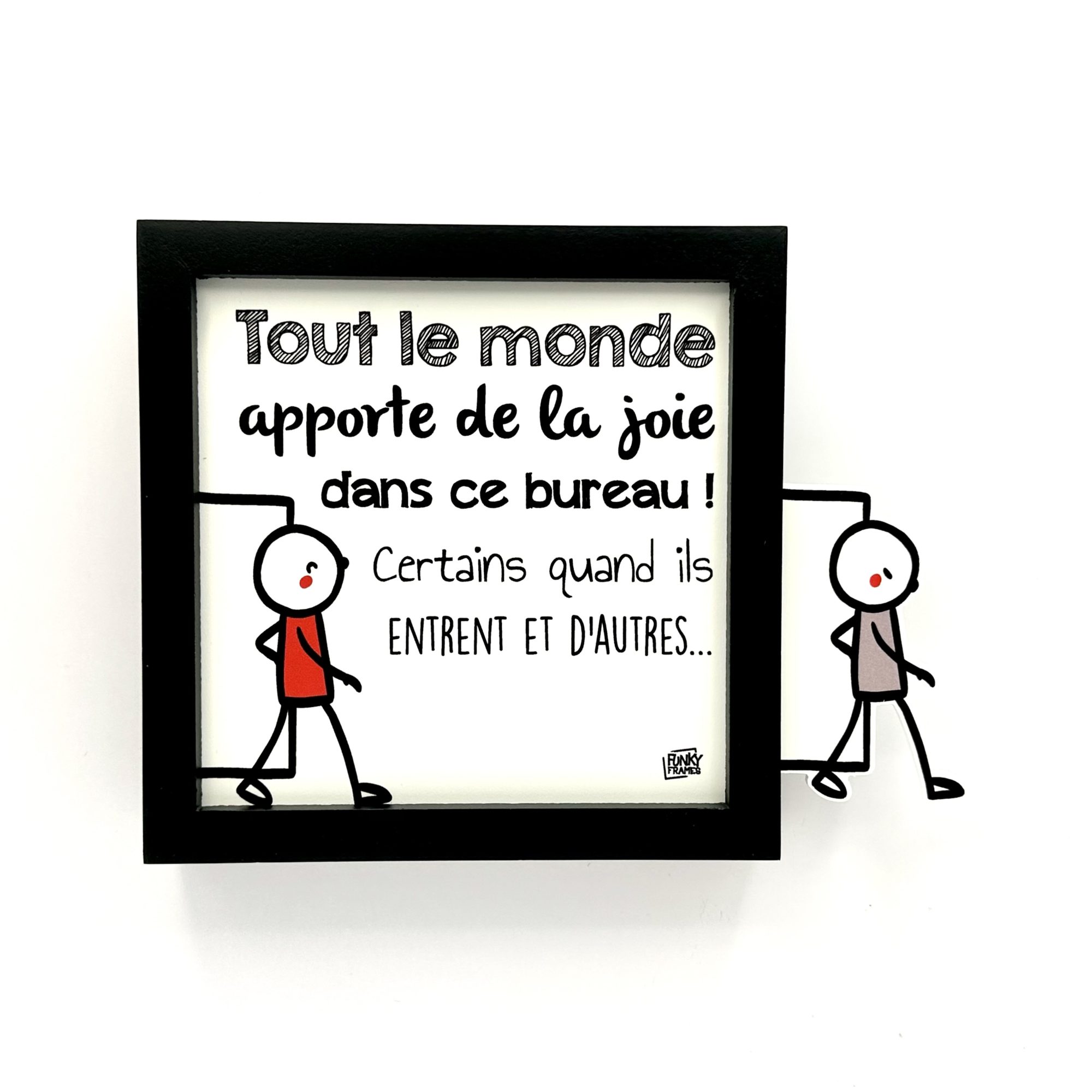Funky Frames Le Bureau cadre noir