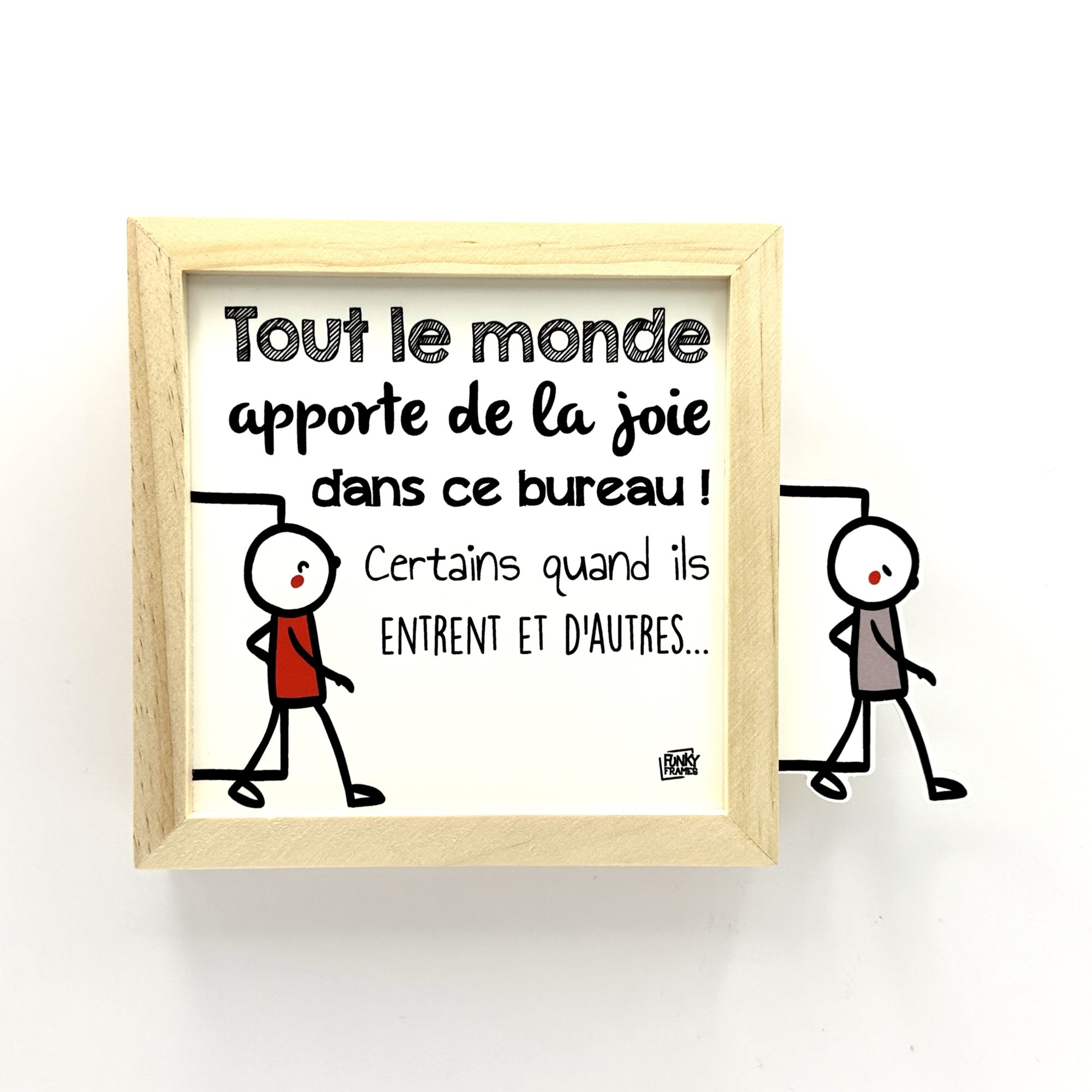 Funky Frames Le bureau cadre bois
